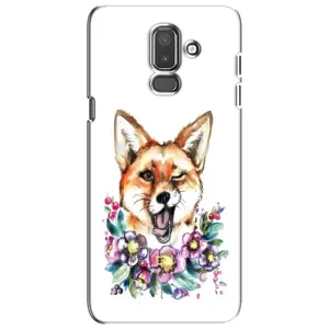 Чохол з принтом «Весела лисичка» для Samsung Galaxy J8 2018 (J810)