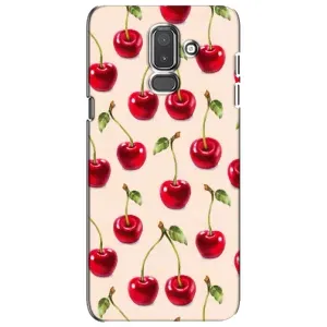 Чехлы с Фруктами для Samsung Galaxy J8-2018, J810 (VPrint) (Вишня)