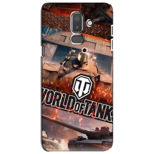 Чехол с принтом «World of Tanks» для Samsung Galaxy J8 2018 (J810)