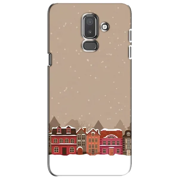 Чохол з принтом «Зимове місто» для Samsung Galaxy J8 2018 (J810)