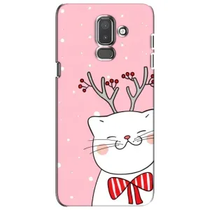 Чохол з принтом «Зимовий кіт» для Samsung Galaxy J8 2018 (J810)