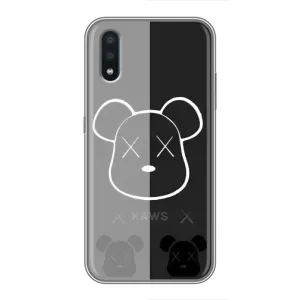 Чохли для Sansung Galaxy M01 (M015) - Bearbrick Louis Vuitton (PREMIUMPrint) (БеарБрік очі)