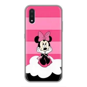 Міккі Маус чохол для Sansung Galaxy M01 (M015) (AlphaPrint - Мультяшні) (Дівчинка Maus)