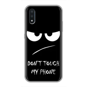Чехол с принтом «Dont Touch» для Samsung Galaxy M01 (M015)