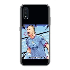 Чохли з футболістом Ерлінг Холанд для Sansung Galaxy M01 (M015) (AlphaPrint) (гол Ерлінг Холанд)