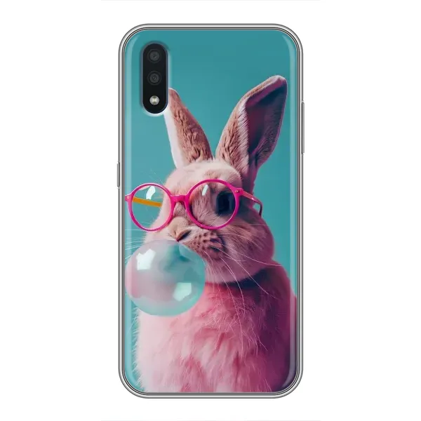 Чохол з принтом «Кролик в окулярах» для Samsung Galaxy M01 (M015)