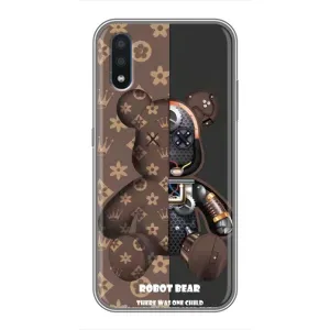 Круті Чохли Луі Віттон для Sansung Galaxy M01 (M015) (AlphaPrint) (Ведмідь Луі Вітон)