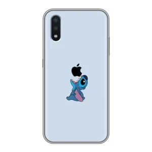 Чохол з принтом Стіч на Samsung Galaxy M01 (M015) (Stitch apple)