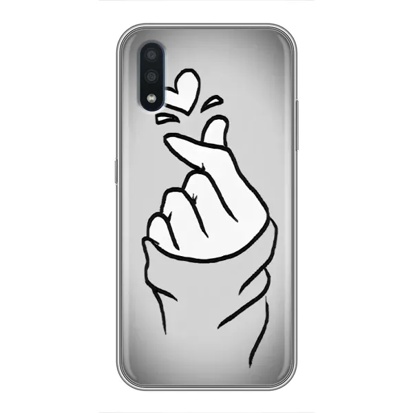 Чехол с принтом «Значок Love» для Samsung Galaxy M01 (M015)