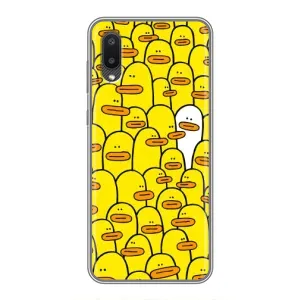 Чохол з принтом для Samsung Galaxy M02 (M022) - (Прикольні) (AlphaPrint) (Біла уточка)