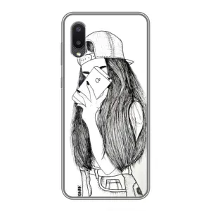 Чохол з друком для Samsung Galaxy M02 (M022) - (Мода) (AlphaPrint) (Фото дівчини)