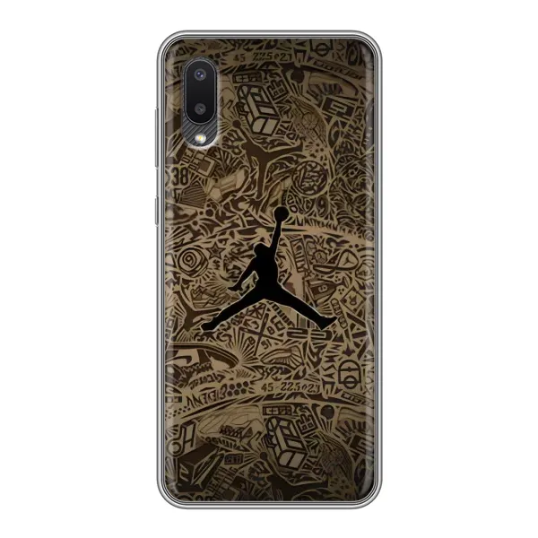 Чехол с принтом «Logo Jordan» для Samsung Galaxy M02 (M022) Чехол с принтом «Logo Jordan» для Samsung Galaxy M02 (M022)