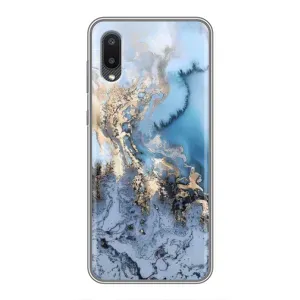 Мраморний чехол на Samsung Galaxy M02 (M022) (VPrint) (Ніжний мрамор)