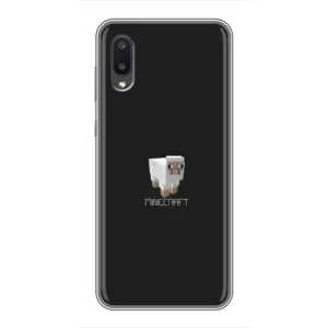 Чохол Майнкрафт на Samsung Galaxy M02 (M022) (AlphaPrint) Minecraft (Овечка Майнкрафт)