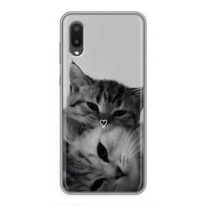 Чохол з малюнком кіт на Samsung Galaxy M02 (M022) (Пара котів)