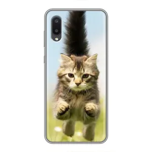 Чохли з Котиками для Samsung Galaxy M02 (M022) (VPrint) (Прижок кота)