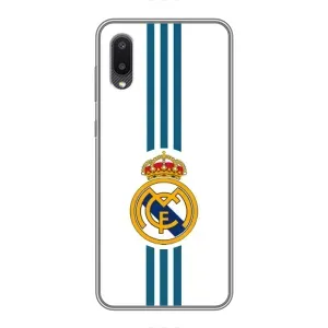 ФК Реал Мадрид чохли для Samsung Galaxy M02 (M022) (AlphaPrint) (Реал Мадрид на білому)