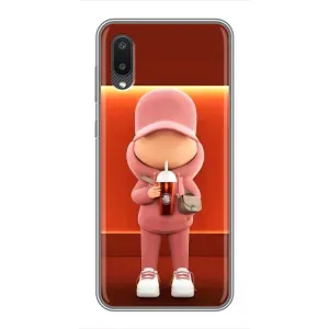 Крутые Чехлы Луи Виттон для Samsung Galaxy M02 (M022) (AlphaPrint) (С Кофе)