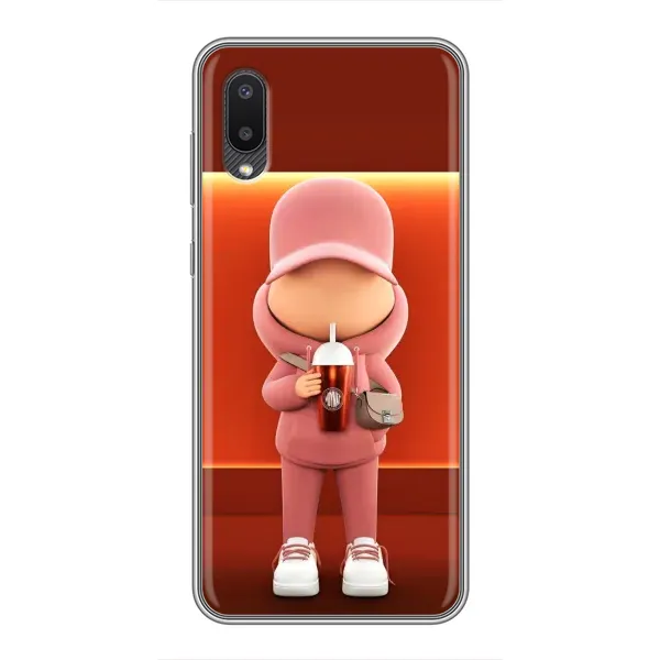Чехол с принтом «С Кофе» для Samsung Galaxy M02 (M022)