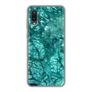 Мраморний чехол на Samsung Galaxy M02 (M022) (VPrint) (Зелений мрамор)