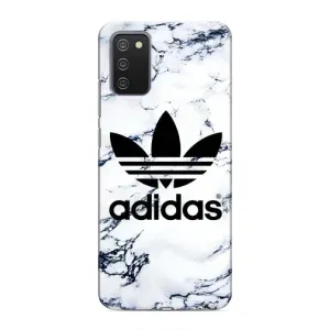 Чохли Адидас для Samsung Galaxy M02s (AlphaPrint) (Адідас на мраморі)