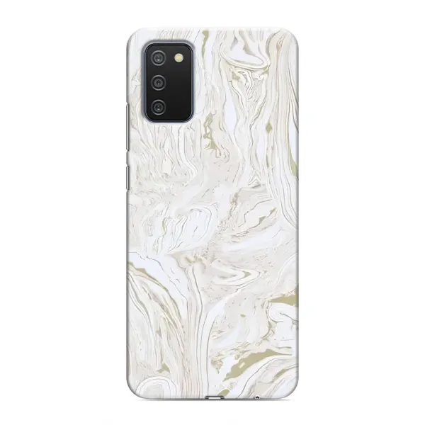 Чехол с принтом «Белый мрамор» для Samsung Galaxy M02s