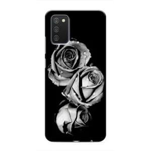 Чехол с принтом «Черная роза» для Samsung Galaxy M02s