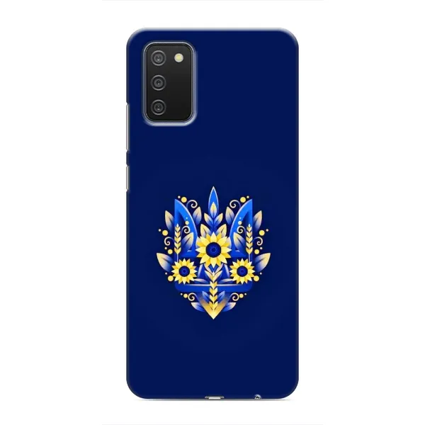 Чехол с принтом «Цветочный Герб» для Samsung Galaxy M02s