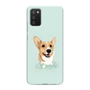 Чохли з собаками для Samsung Galaxy M02s (VPrint) (Коргі)