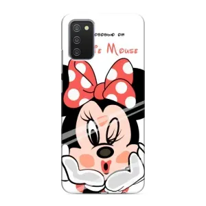 Міккі Маус чохол для Samsung Galaxy M02s (AlphaPrint - Мультяшні) (Маус Мінні)