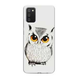 Чохол з пташками на Samsung Galaxy M02s (VPrint) (Мила Сова)