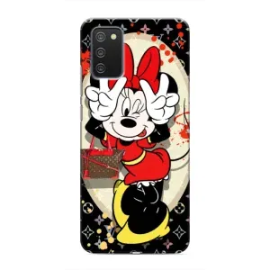 Чохол Disney Mouse Samsung Galaxy M02s (PREMIUMPrint) (Мінні peace)