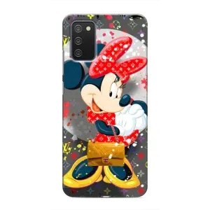 Чохол Disney Mouse Samsung Galaxy M02s (PREMIUMPrint) (Minni з бантіком)