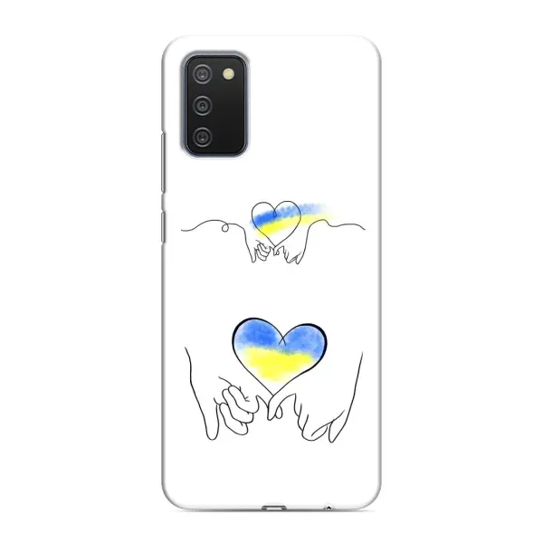Чохол з принтом «Мир Україні» для Samsung Galaxy M02s