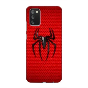 Чохол з людиною павуком для Samsung Galaxy M02s - (AlphaPrint) (Павук Марвел)