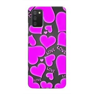 Чехлы для любимой на Самсунг Галаксі М02с (VPrint) (Pink hearts)