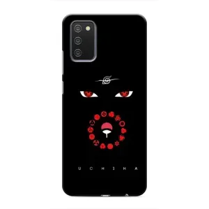 Чохли на тему: Ітачи Учіха для Samsung Galaxy M02s (AlphaPrint) (очі Ітачі)