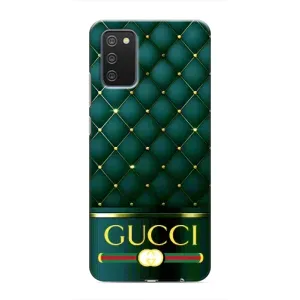 Чохли GUCCI для Самсунг Галаксі М02с (AlphaPrint) (Текстура Гуччі)