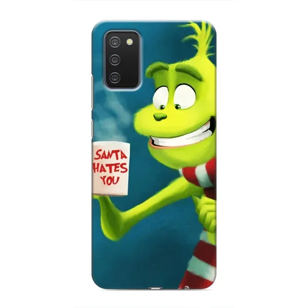Чехол с принтом «Зеленый Гринч» для Samsung Galaxy M02s