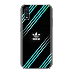 Чохли Адидас для Samsung Galaxy M10 (M105) (AlphaPrint) (Адідас з полосами)