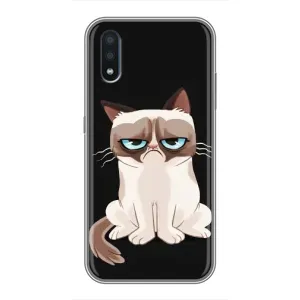 Чохол з принтом «Сумний кіт» для Samsung Galaxy M10 (M105)