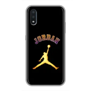 Чохли для Samsung Galaxy M10 (M105) - з картинкою JORDAN (AlphaPrint) (Jordan Gold)