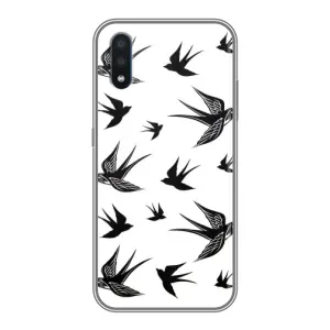 Чохол з пташками на Samsung Galaxy M10 (M105) (VPrint) (Ластівки)
