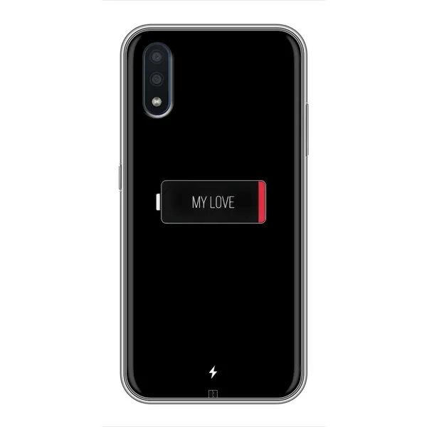 Чохол з принтом «Love battery» для Samsung Galaxy M10 (M105)