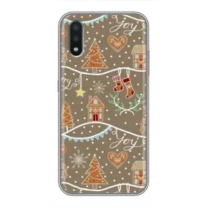 Новорічні, Святкові Чохли для Samsung Galaxy M10 (M105) - 2024 год (Новорічні пряники)