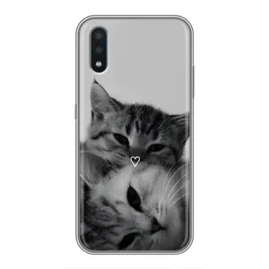 Чохол з принтом «Пара котів» для Samsung Galaxy M10 (M105)