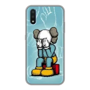 Чохли для Samsung Galaxy M10 (M105) - Bearbrick Louis Vuitton (PREMIUMPrint) (Плач Bearbrick)