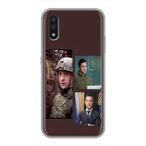 Чохол для Samsung Galaxy M10 (M105) (AlphaPrint - с принтом Зеленського) (Президент)