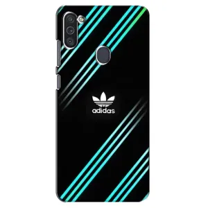 Чехлы Адидас для Samsung Galaxy M11 (AlphaPrint) (Адидас с полосами)