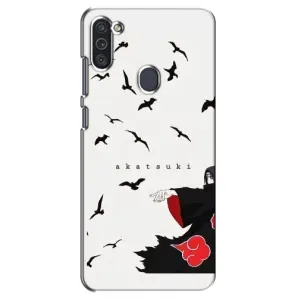 Чехлы на тему: Итачи Учиха для Samsung Galaxy M11 (AlphaPrint) (Akatsuki)